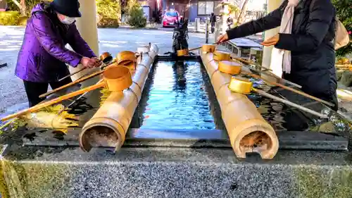 中山神明社の手水舎