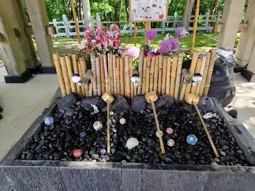 上川神社の手水