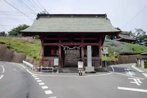 上野国一社八幡八幡宮の山門・神門