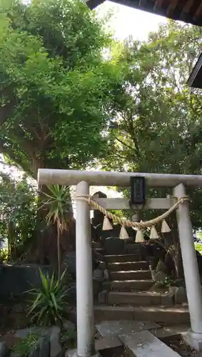 阿波須神社の鳥居