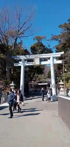 検見川神社の鳥居