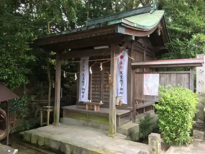 水分神社(上条弁財天)の本殿・本堂