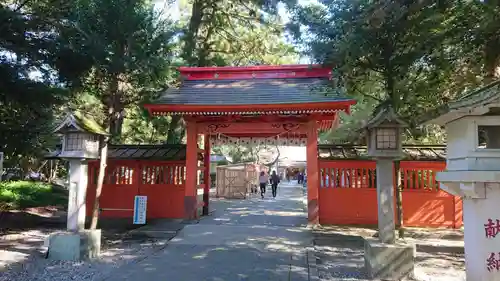 息栖神社の山門・神門