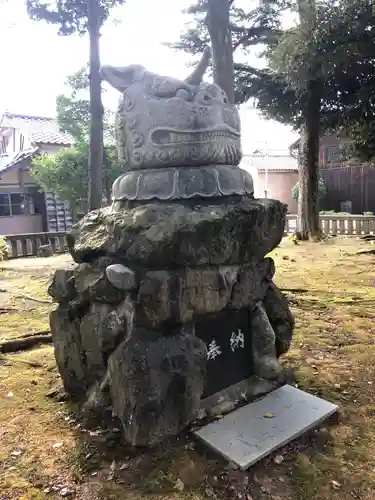 潮津神社の狛犬