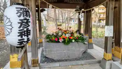 彌彦神社　(伊夜日子神社)の手水舎