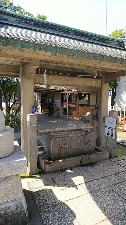 戸部杉山神社の手水舎