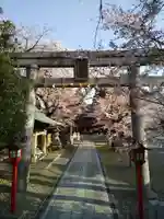 湊八幡神社の鳥居