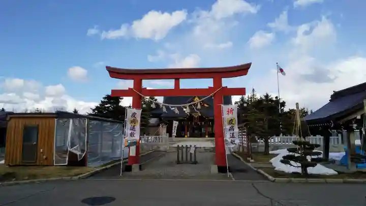 美瑛神社の鳥居