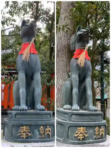 伏見稲荷大社の狛犬