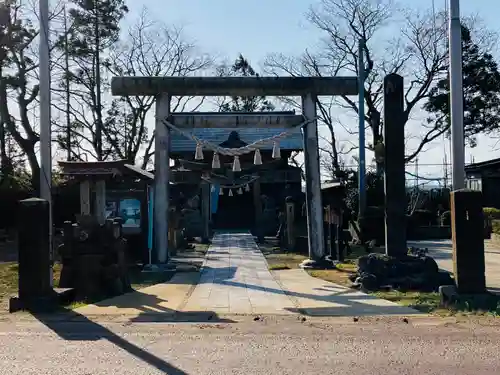 白山神社の鳥居