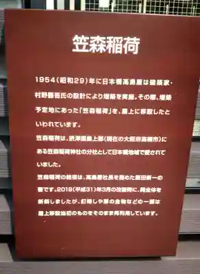 笠森稲荷の歴史