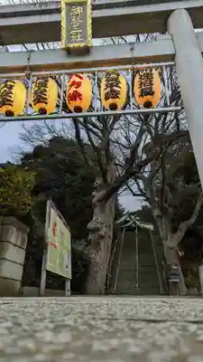 検見川神社の鳥居