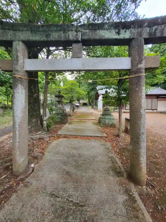 三毳神社(奥宮)の鳥居