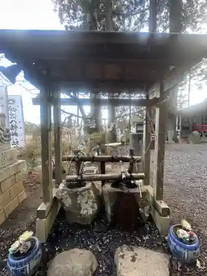坪沼八幡神社の手水舎