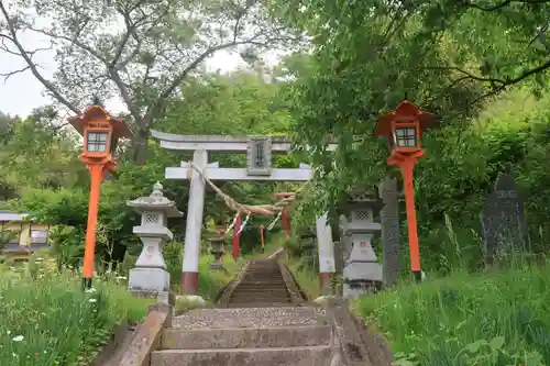 狐田稲荷神社の鳥居
