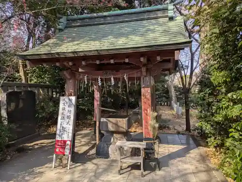 芝東照宮の手水舎