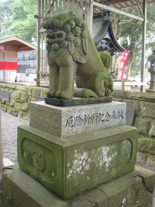 酒列磯前神社の狛犬
