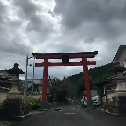 吉利倶八幡宮の鳥居