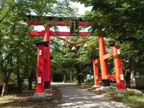 生島足島神社の鳥居