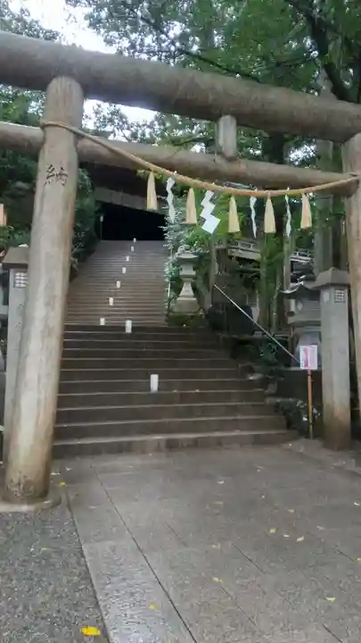 天河大辨財天社の鳥居