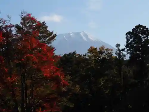 人穴浅間神社の景色