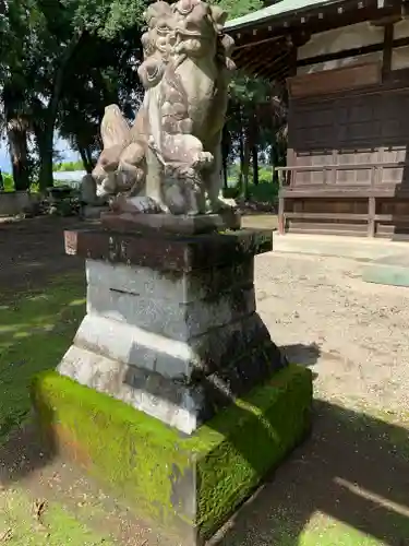 中野谷神社の狛犬