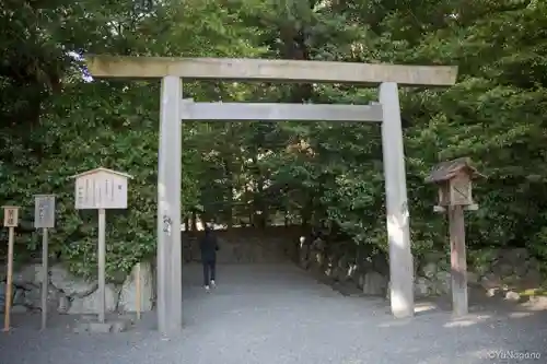 月夜見宮（豊受大神宮別宮）の鳥居