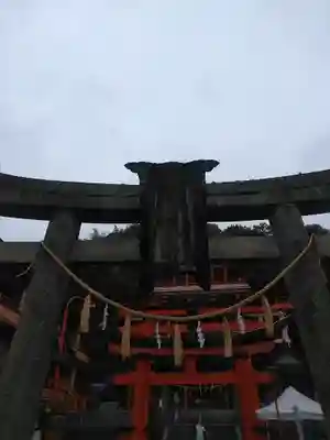 草戸稲荷神社の鳥居