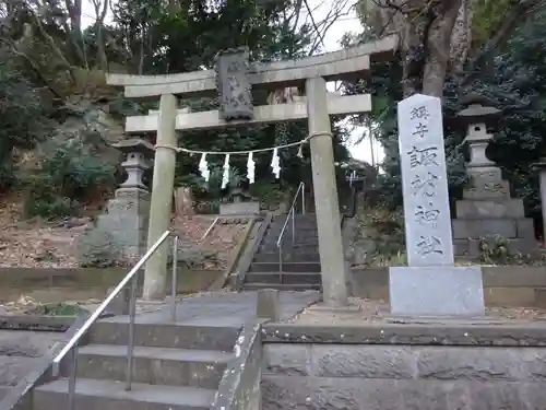 諏訪神社の鳥居