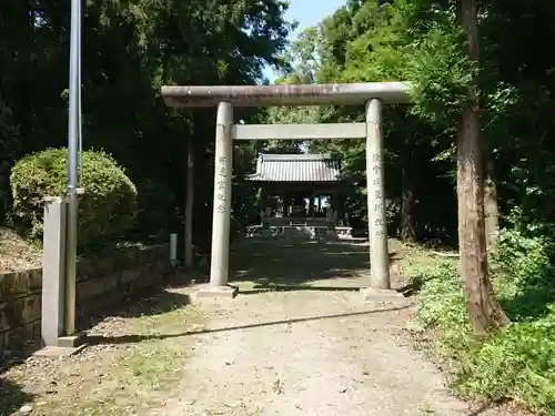 神明神社の鳥居