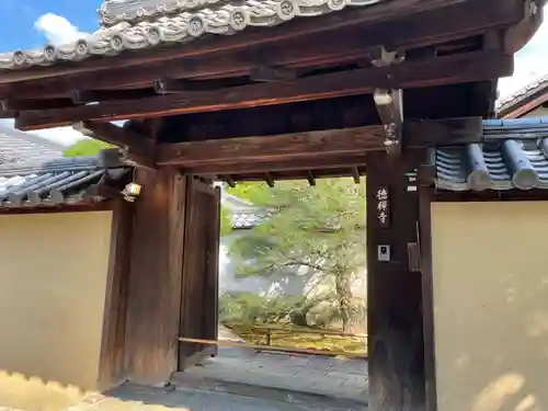 徳禅寺の山門