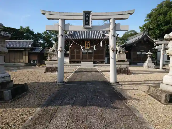 八幡社(東尾八幡社)の鳥居