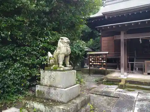 忍　諏訪神社・東照宮　の狛犬