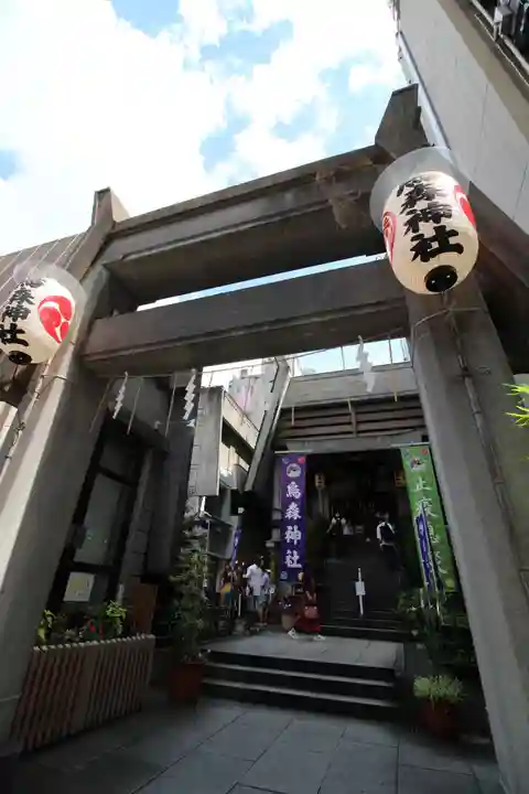 烏森神社の鳥居