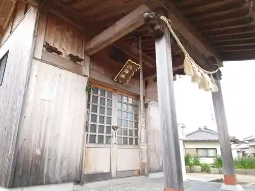 八劔社の本殿・本堂