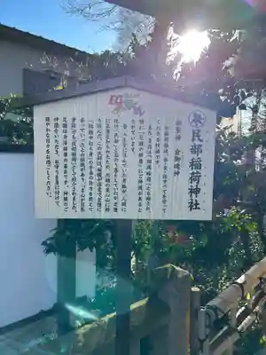 川越八幡宮境内 民部稲荷神社(埼玉県)
