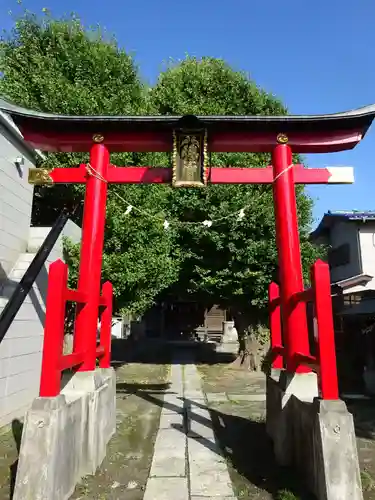 本行徳八幡神社の鳥居