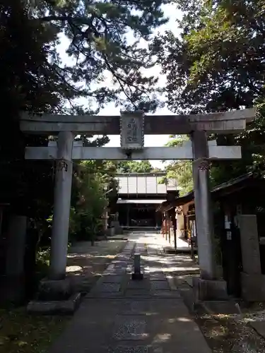 忍　諏訪神社・東照宮　の鳥居