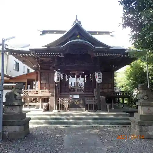 立川熊野神社の本殿・本堂