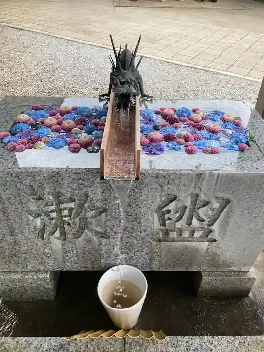 川越八幡宮の手水舎