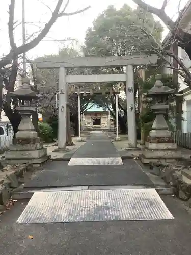 神明社（高畑神明社）の鳥居