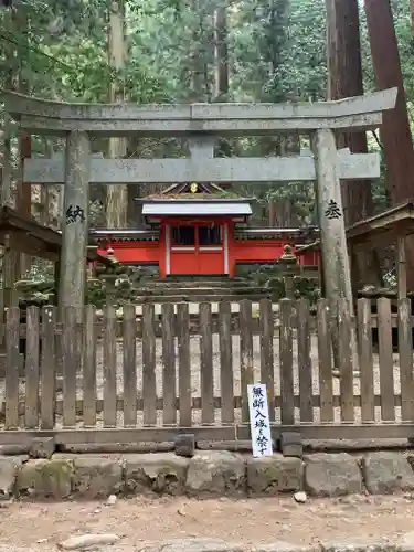 室生龍穴神社の鳥居