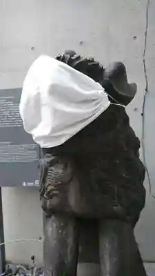 築土神社の狛犬