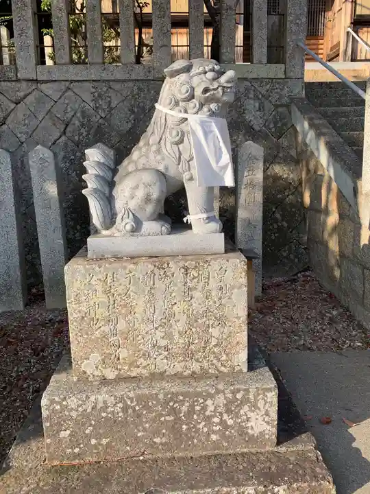 金ケ崎神社の狛犬