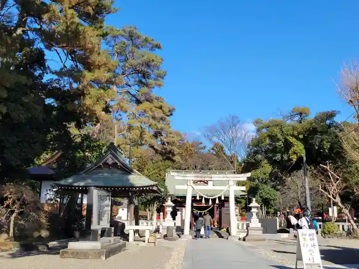玉村八幡宮の鳥居