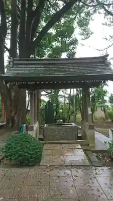 山野浅間神社の手水舎