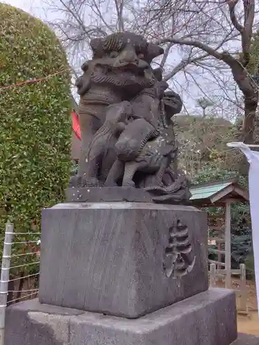 森浅間神社の狛犬