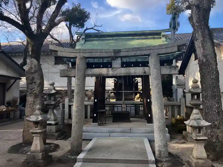 吹揚神社の鳥居