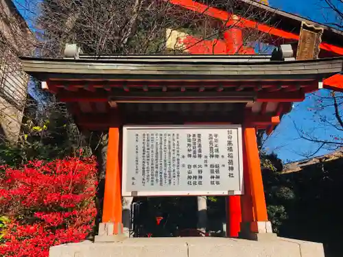 馬橋稲荷神社の歴史