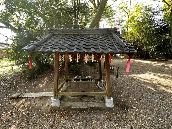 菅田比賣神社の手水舎